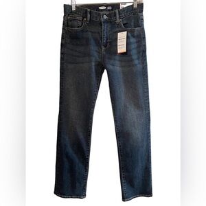Old Navy Straight Built in Tough Built in Flex Denim Blue Jeans Boys 14